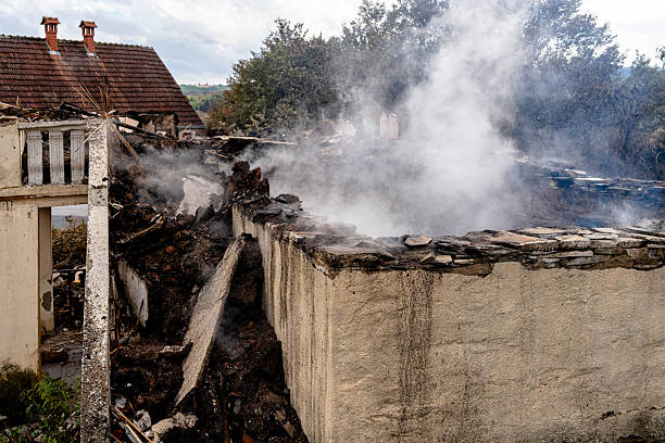 Professional Fire Damage Repair technician working in Woodinville, WA